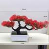 Artificial Juniper Bonsai Tree For Indoor Decor Faux Green Plant For Office