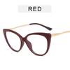 Blue Light Glasses Women Fashion Cat Eye Glasses Transparent Female Vintage Anti Fatigue Computer Eyeglasses Men Plain Glasses