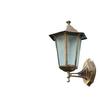 Sechseckige Retro-Außenwandleuchte, Wasserdichte LED, Antike Bronze-/Schwarze Oberfläche für Balkon-Dekoration
