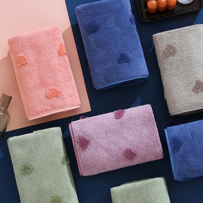 1 PC Korallensamt-Handtuch, Badetuch, verdickt, weicher als Baumwolle, wasserabsorbierend, schnelltrocknend, Handtuch für den Haushalt für Erwachsene