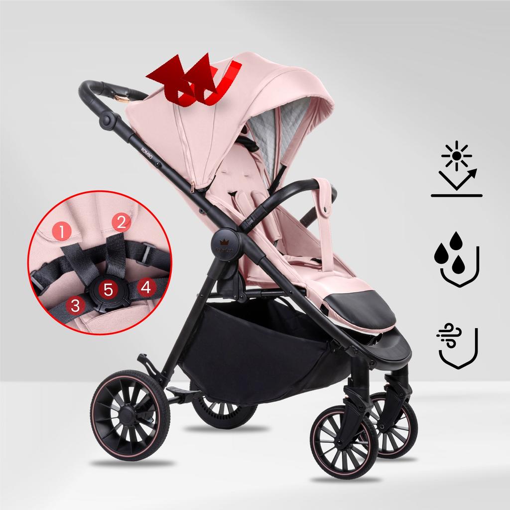 Babylux Rombo Stroller Lightweight Stroller Cover Shock Absorbing Bag