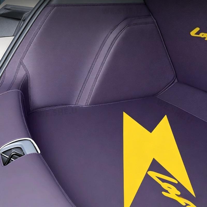 For Leapmotor B05 Lafa 5 2026 2027 Car Trunk Mat Leather Cargo Liner Backrest Pad Non-Slip Dustproof Stain Resistant Cover