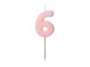 Birthday Candle Number 6, 5.5cm