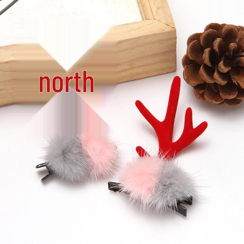 Weihnachts-Rentier-Geweih-Haarspangen für Kinder - Niedliche Cartoon-Haaraccessoires für Partydekorationen