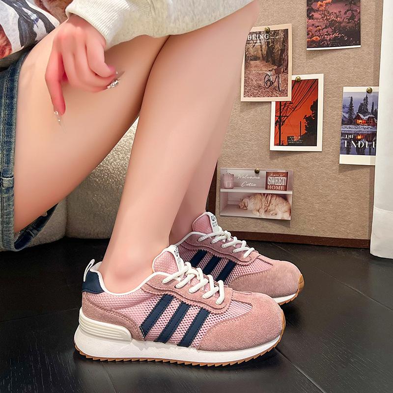 Large Size Women's Shoes 41 Lightweight Mesh Forrest Gump Shoes Women's Spring and Summer Breathable Retro Fashion Moral Training Shoes Sports