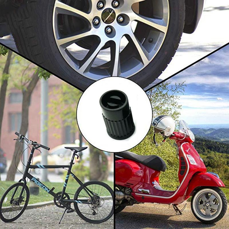 50PCS Plastic Vacuum Tyre Valve Caps Car Tyre Dust Caps Valve Caps with Rubber Seals Universal Type Car Accessories