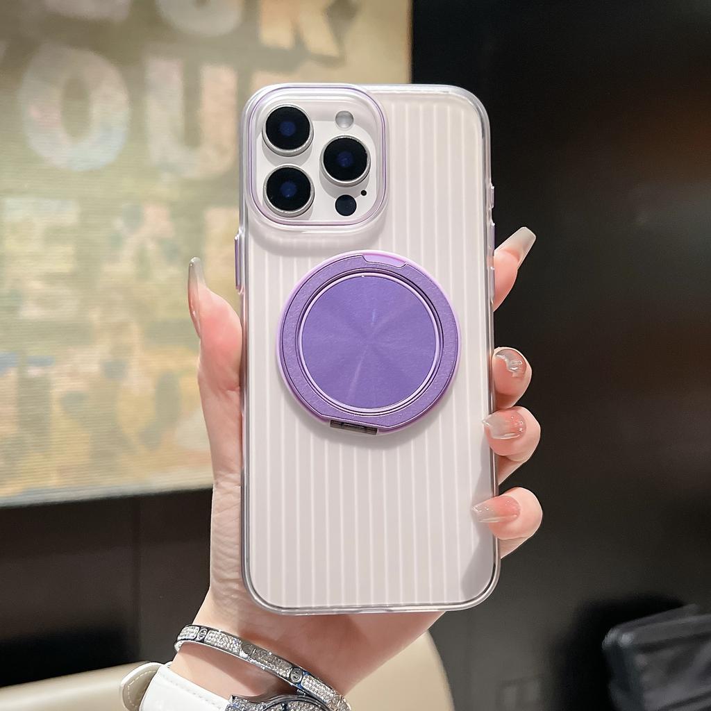A 360-degree Rotating Stand for IPhone16E Phone Cases and A Corrugated Magnetic Large Hole Protective Case for Apple 15 ProMax