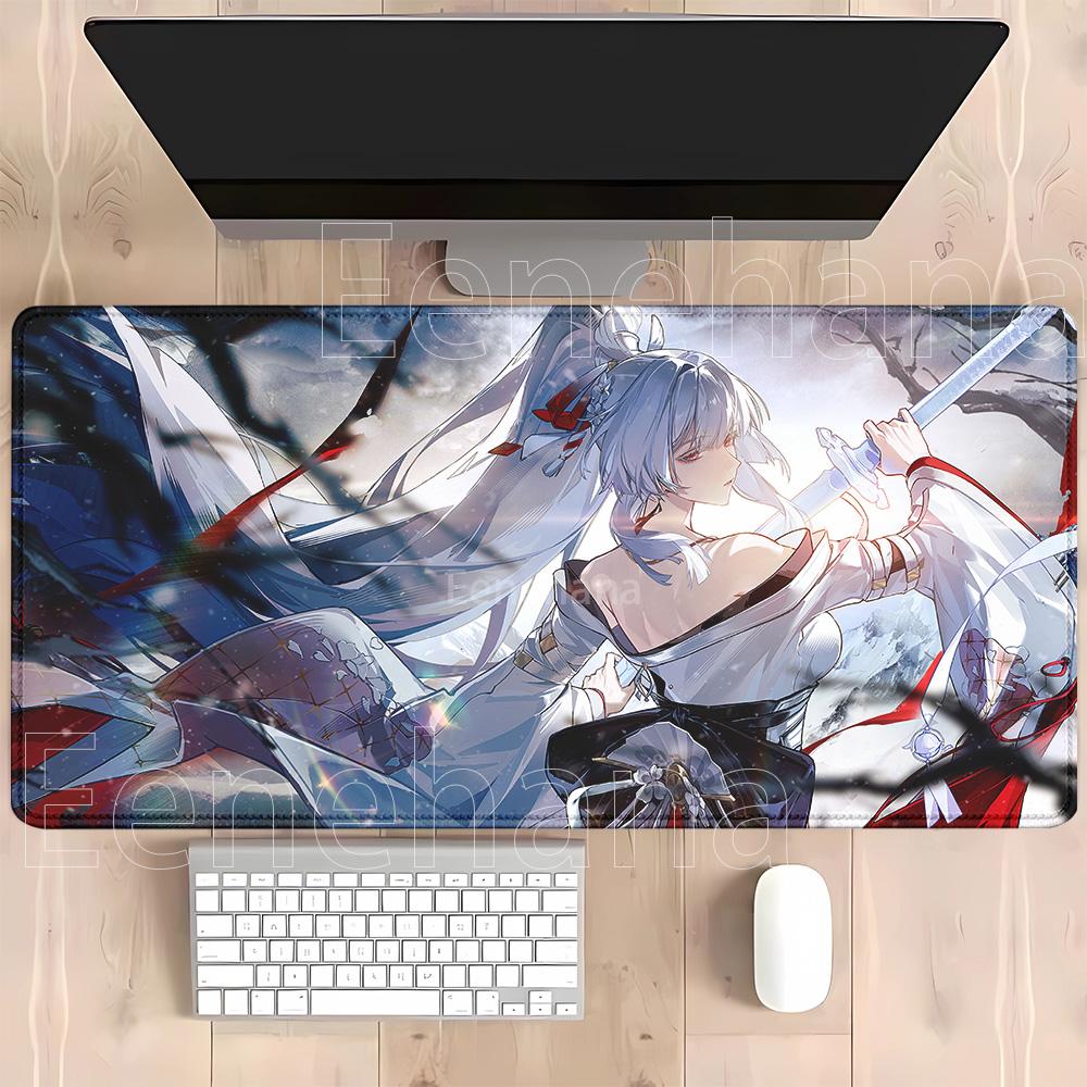 Hiyuki Gaming Wuthering Waves Mousepad Pc Office Accessories Keyboard Xxl Mouse Pad Anime Sexy Girl Rubber Hd Printing Desk Mat