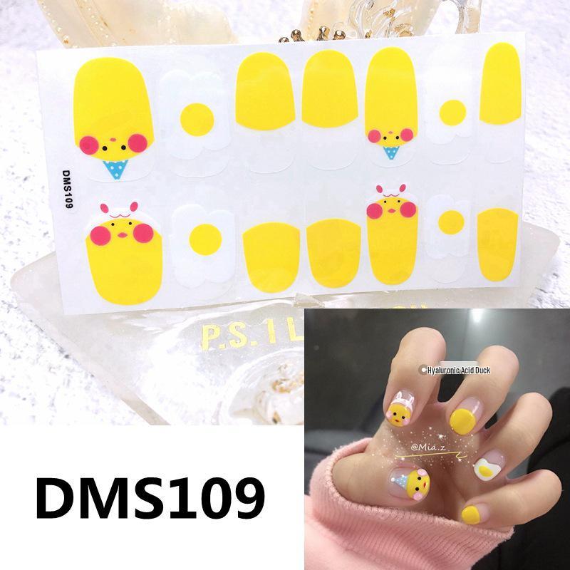 New Adorable Cartoon Expression Nail Stickers - Fun, Cute, No-Bake Design