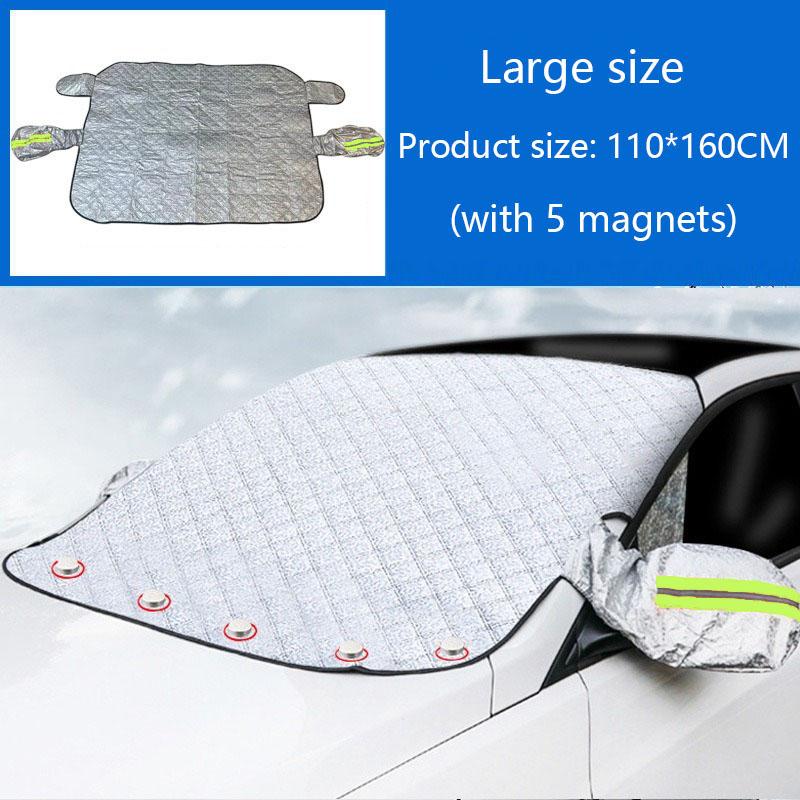 Leiboo Sunshade Cover Car Windshield Snow Sun Shade Waterproof Protector Automobile Magnetic Cover Car Front Windscreen Cover