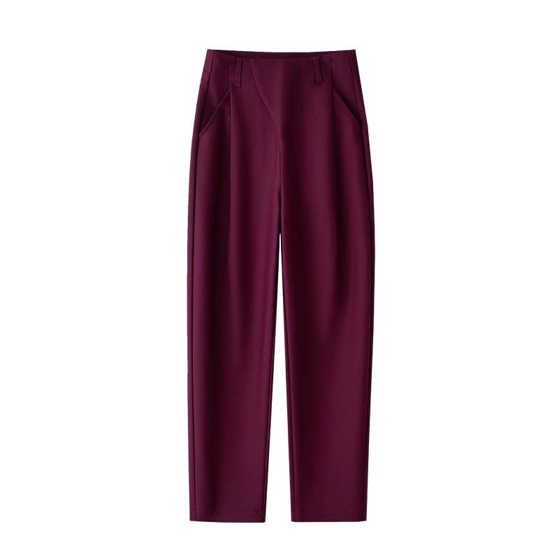 2024 Summer Women's High Waist Slimming Harem Pants - New Fashion Temperament, Casual Draping Cigarette Style