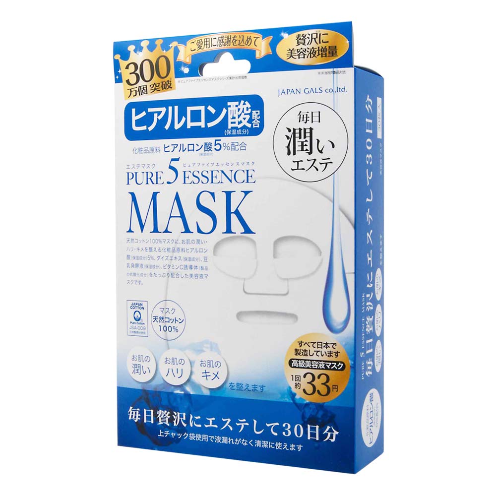 

Japan Gals Pure Five Essence Mask HY30 шт.