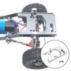 Aluminum Servo Fixed Mount Upgrade Spare Part for WPL B14 B-16 C-14 C-14K C-24 C- 1/16 RC Car Truck