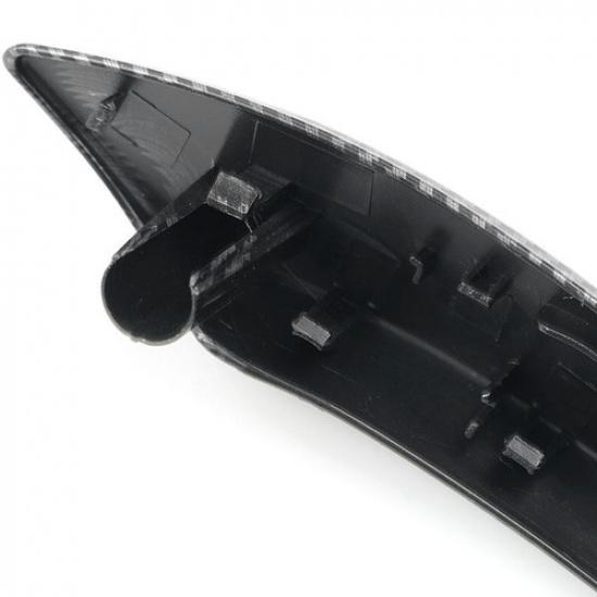 Carbon Fiber Door Handle Pull Trim Cover For BMW E70 X5 X6 E71 E72 2007-2015 ABS