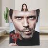House MD Dr Gregory House Fashion Blanket Cozy Soft  Throw Fashion Blankets for Bed  Multi-size Quilt