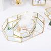 Elegant Glass Storage Box & Cosmetics Organizer Tray