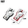 Car Top Post Battery Terminals Wire Cable Clamp Terminal Connectors Car Battery Accessories 1 Pair 12V 24V Positive Negative