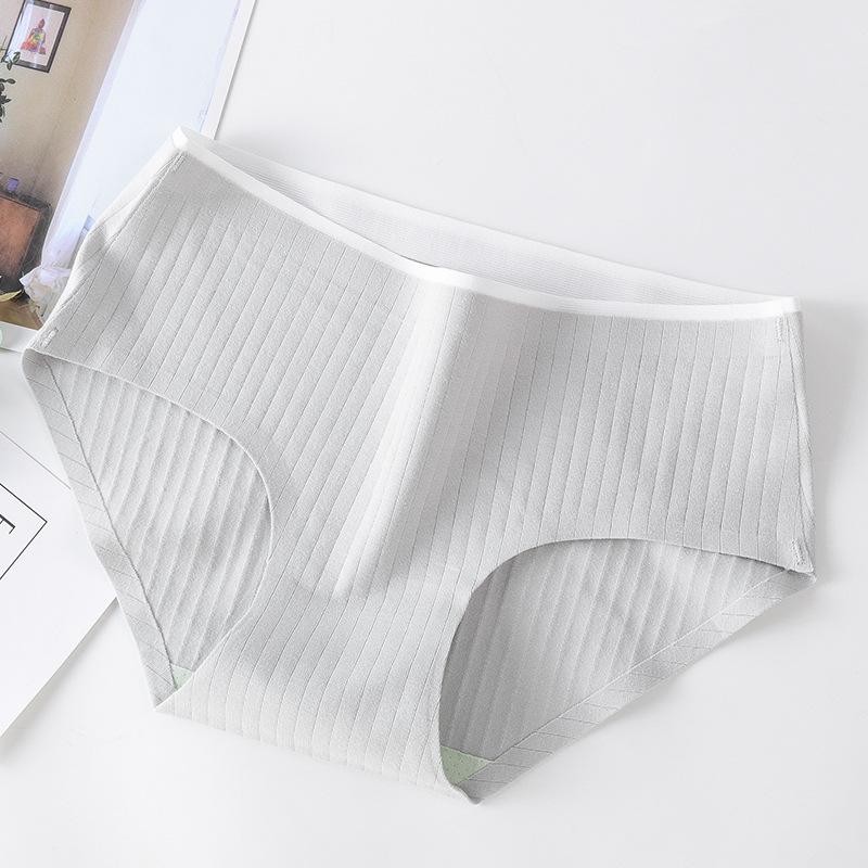 Mid Waist Women's Underwear Seamless Knickers Breathable Pure Lingerie Cotton Triangle Panties