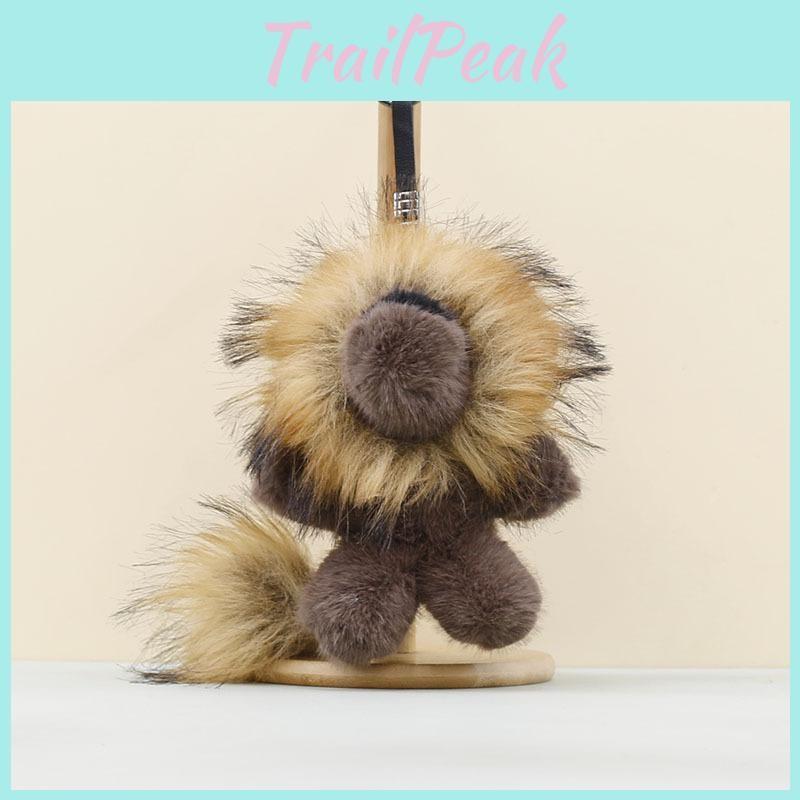 Plush Lion Stuffed Animal Pp Cotton Soft Charm Toy For Kids School Decor Bag