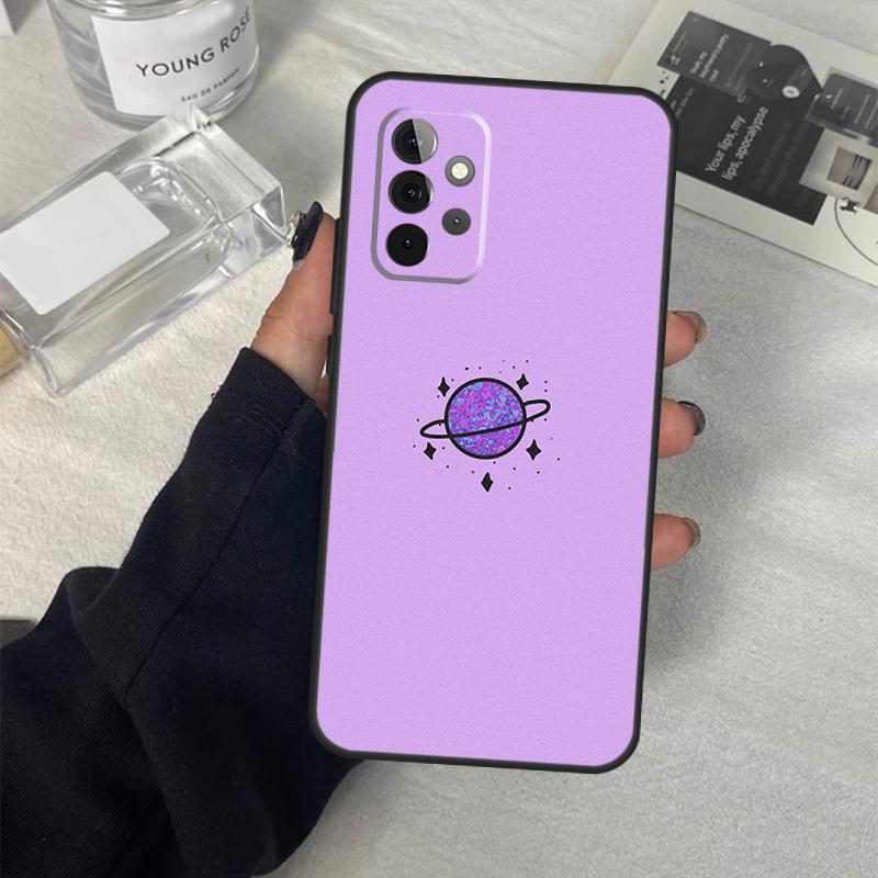 Purple aesthetic Case For Samsung Galaxy A13 A23 A33 A53 A17 A06 A16 A56 A36 A54 A34 A14 A52 A32 A15 A35 A55