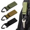 Durable Nylon Webbing EDC Equipment Hang Buckle Strap Keychain Carabiners Belt Clips