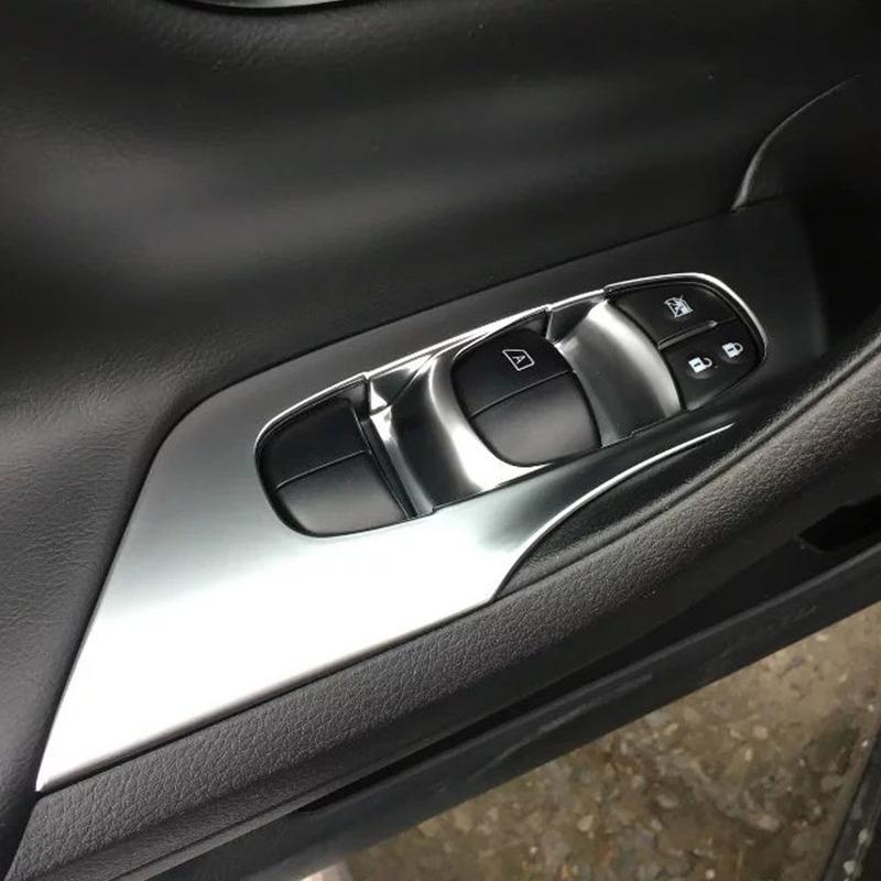 Body Door Window Glass For Nissan Altima Teana 2013 2014 2015 2016 2017 2018 Inner Panel Armrest Lift Switch Button Trim Frame