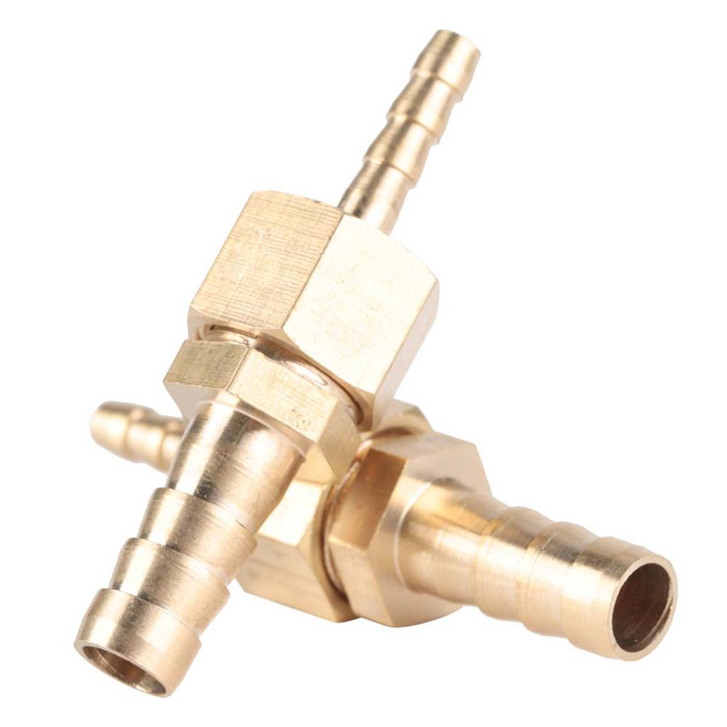 2pcs 4 8mm Brass Fitting Hose Barb Tail Reducer Reducing Plug Connector