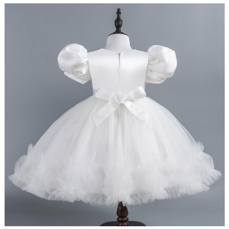 Mädchen Kinder Aufgebauschtes Spitze Tüll Prinzessin Geburtstagsparty Formelles Auftrittskleid