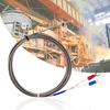 1/2/4/5m K Type Thermocouple Probe Imperial M6 Screw Temperature Sensor Meter