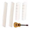 KDSSYFT Guitar Bridge Nut Saddle 2 Sets Made from Genuine Bone Improves Resonance and Sound Quality Replacement Parts Maintenance For Acoustic Guitars