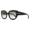 Tom Ford Saltzman Sunglasses Tf1192 01b Black 53mm