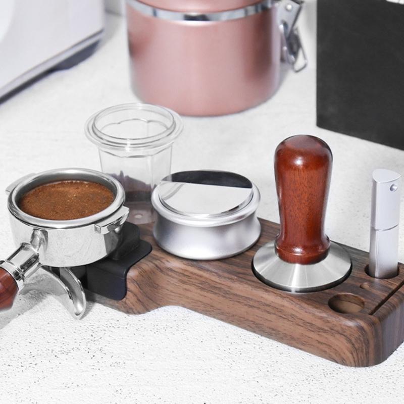 Espresso Tool Organiser With Essential Accessories Scratch Proof Countertops Protections Portafilter Holder