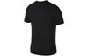 Jordan T Shirts Men's Black Crew Neck Moderate Straight Fit CT3308-010
