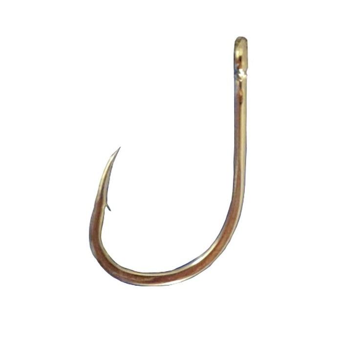 Gamakatsu Single Hooks with Eye Ise-Nikkei Gold Size 12