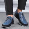 Men Leather Casual Shoes Comfortable Office Shoes  New Fashion Black Walking Party Dress Shoes Casual Sneakers Men Shoes