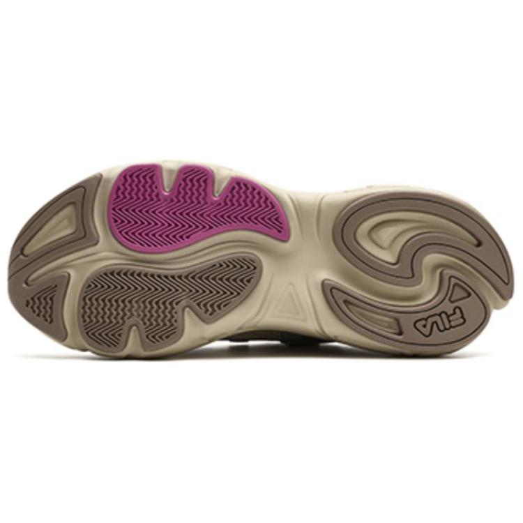 FILA Mars 1 Fabric Synthetic Leather Simple Versatile Comfortable Low-Top Casual Shoes Women sneaker Beige F12W342111FGS