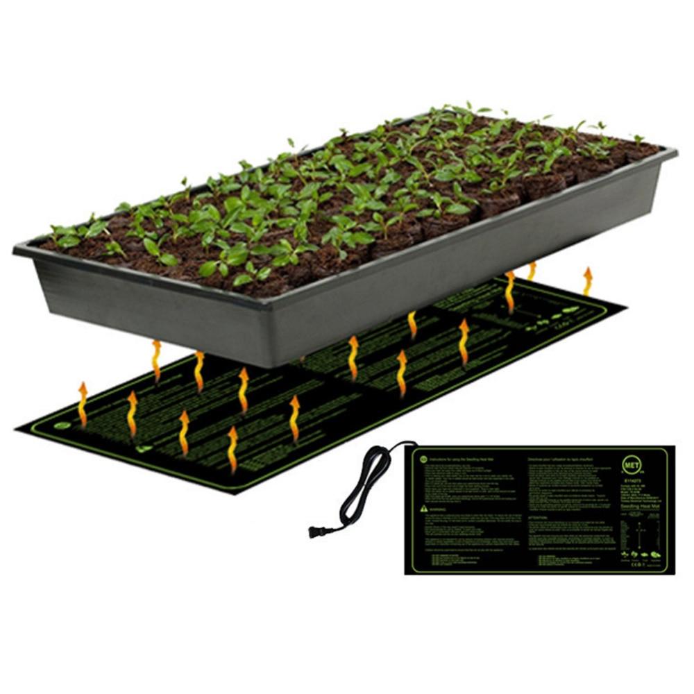 1 Pc Sämling Wärme Matte Pflanze Samen Keimung Wachstum Wärme Matte 50x25 cm 110 V/220 V 18 W Garten Gewächshaus Liefert US UK EU Stecker