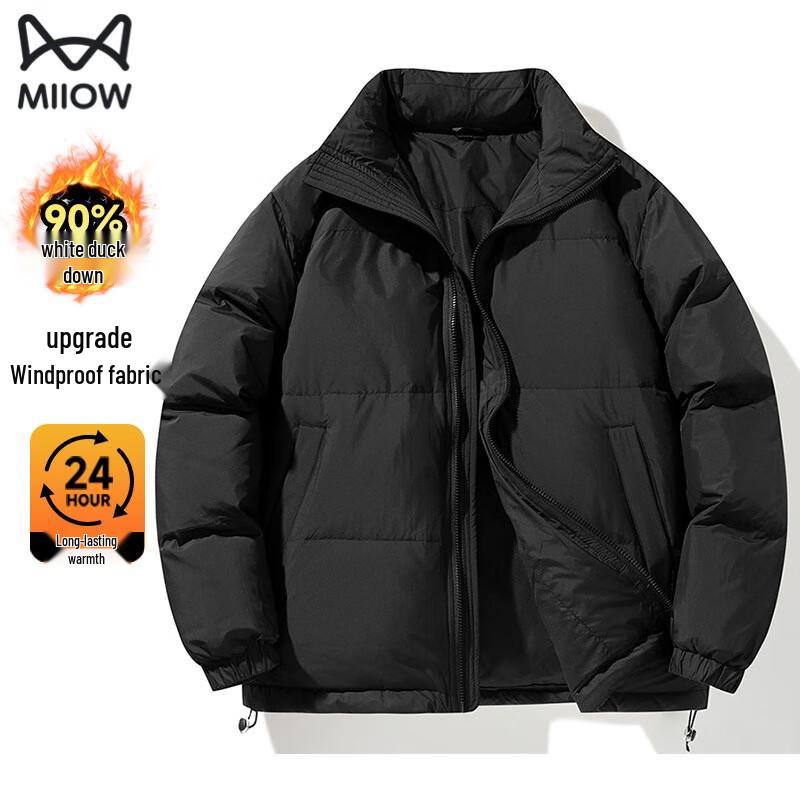 MiiOW Men s 90% Down Winter Stand Collar Jacket L