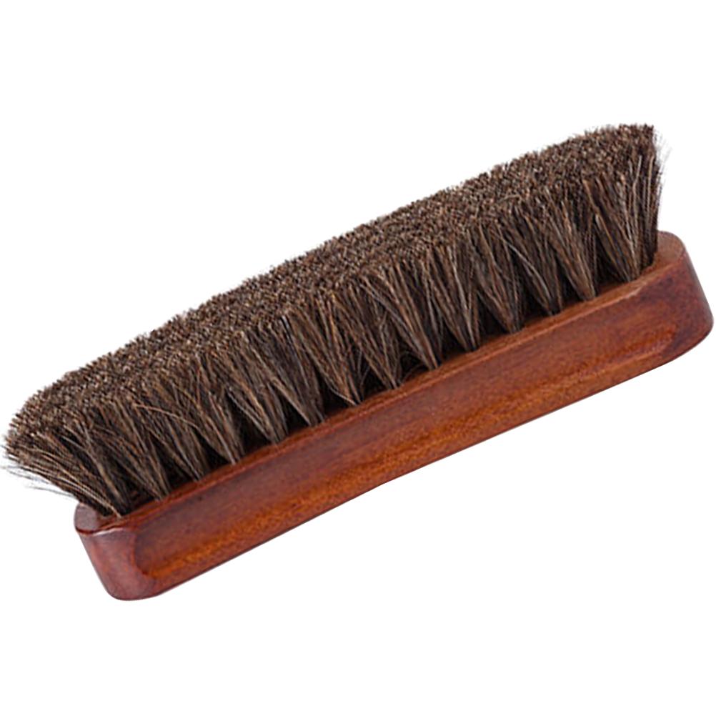 Horse Hair Brush Shoe Cleaner Laundry Horsehair Hats Cleaning Small Wood Kit For