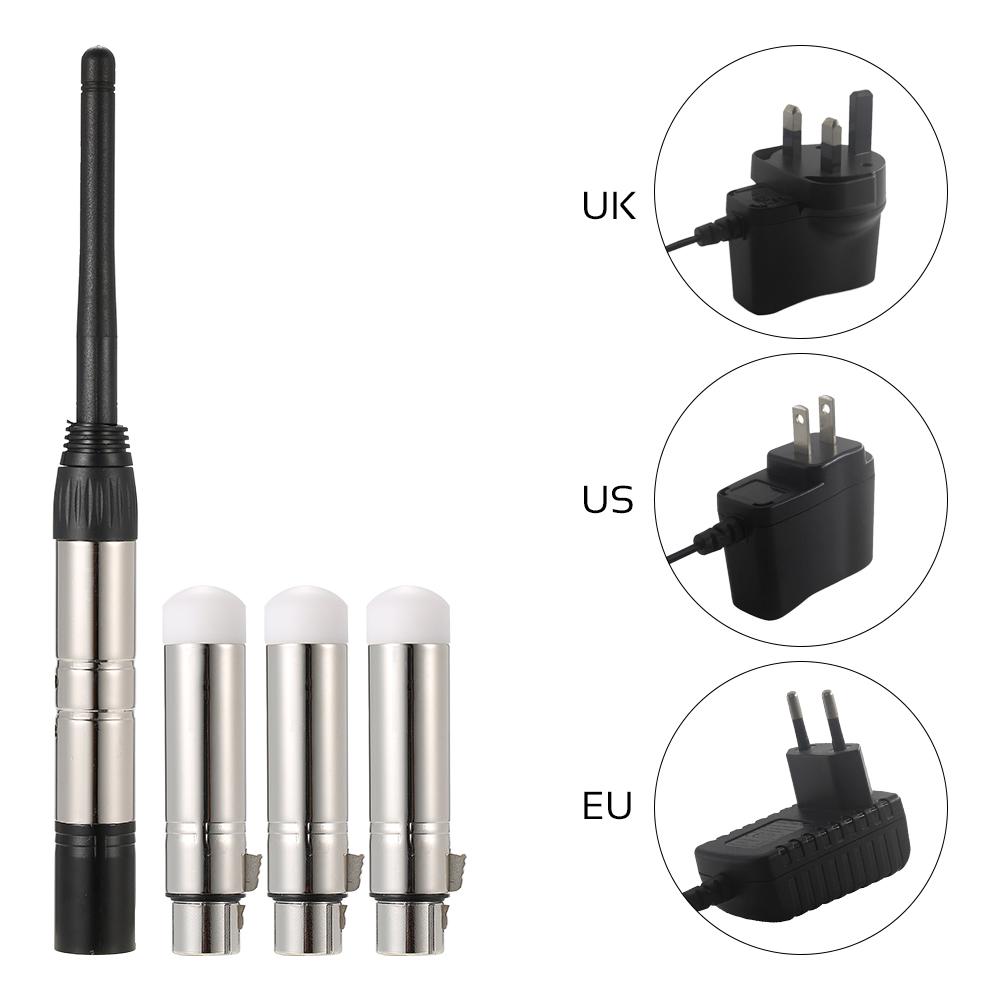 DMX512 4PCS Transmitter Receiver Kit Portable 2.4G ISM Wireless for Party DJ Show Club Disco KTV Stage Light Lighting Fixture