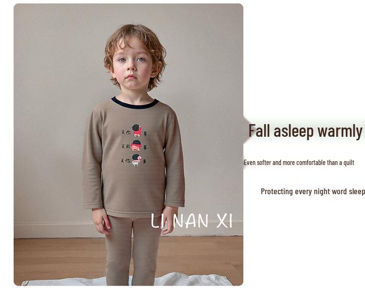 Children's Autumn/Winter Pajama Set 2025 - Warm, Comfortable Thermal Underwear for Small/Medium Kids