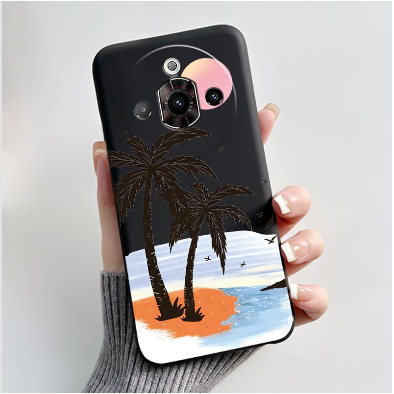 Cute Cartoon Case For ZTE Nubia Focus Pro 5G Capa Printing Shell Protective Cover Coque Soft Silicone Black Casing Fundas