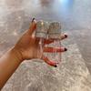 Bling Diamond Spray Bottle Travel Mini Spray Bottles Refillable Fine Mist Cosmetic Liquid Container for Perfume Essential Oils