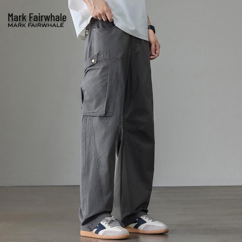 Mark Fairwhale Herren Locker Weitbein Baumwolle Freizeithose