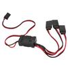 JR To JST Y Splitter Harness Parallel Wire 1 for 3 Y Cable with Switch for Remote Control Cars