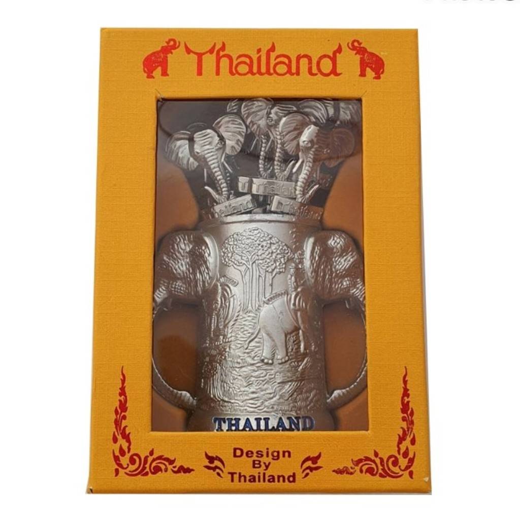 Dezertní vidlička Nerezová ocel Držák vidličky na ovoce Vzor slona Suvenýr Dárek Dárek Stříbrná zlatá Barva Kuchyň Jídelna Nádobí Domácí spotřebiče