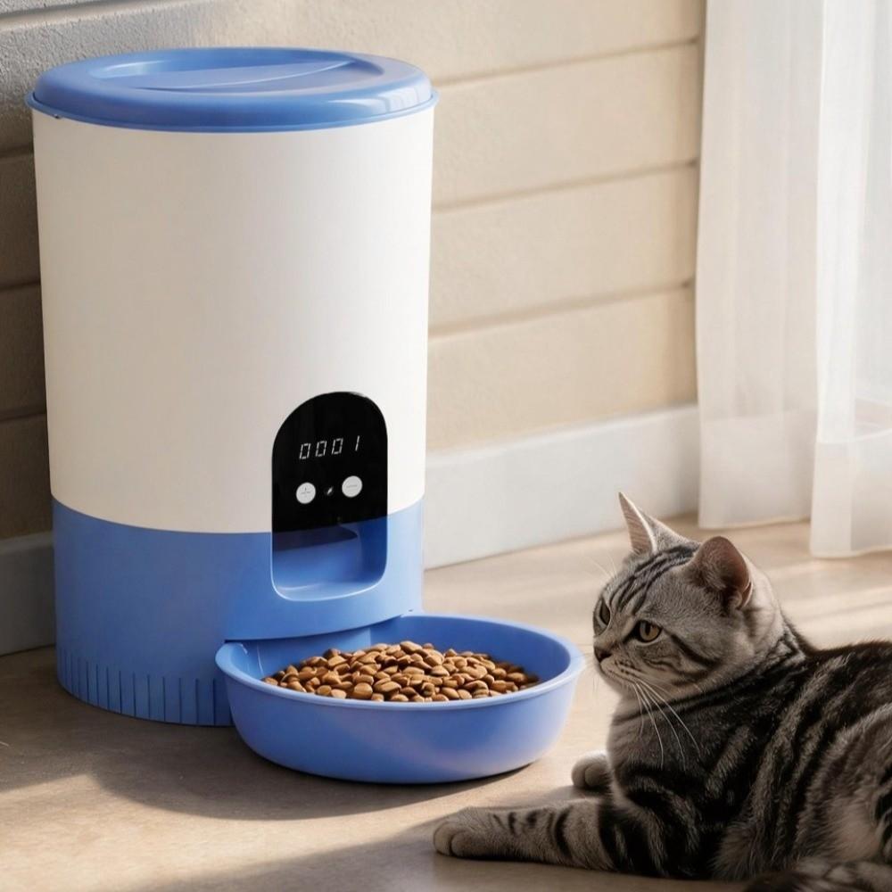 Remote Control Smart Pet Feeder Portion Control Quantitative Food Dispenser Dog Food Bowl Travel