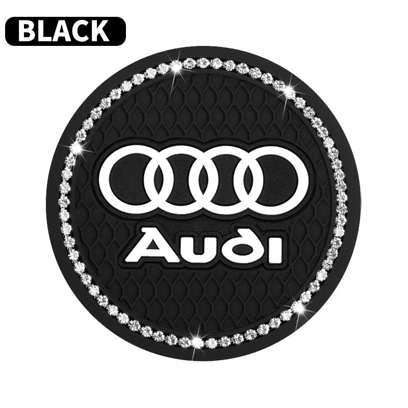Car Coaster Water Cup Bottle Holder Diamond Non-Slip Mat Decoration For Audi A1 A2 A3 A4 A5 A6 A7 A8 Q1 Q2 Q3 Q4 Q5 Q6 Q7 Q8 B5 B6 B7 B8 C5 C6 C7