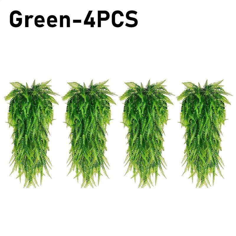 Persian Grass Simulation Wall Hanging Artificial Ferns Vine Plants Hanging Green Plants Indoor Ceiling Flower Vine Decoration