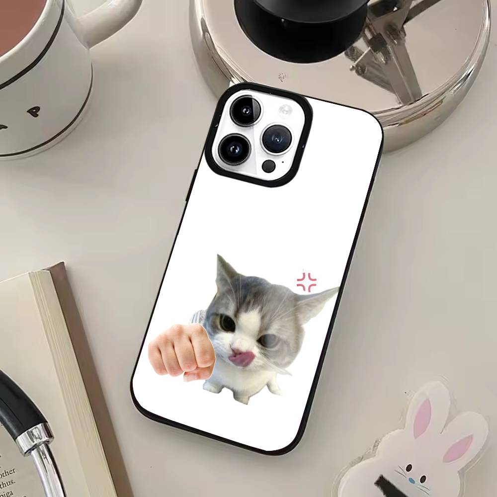 

Funny Cat Hamster Meme Phone Case For iPhone17,16,15,14,13,12,11 Plus,Pro Max, New Magnetic Wireless Charging iPhone14PROMAX